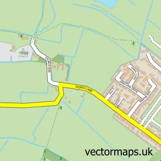 Street map sample of Winthorpe, Lincolnshire