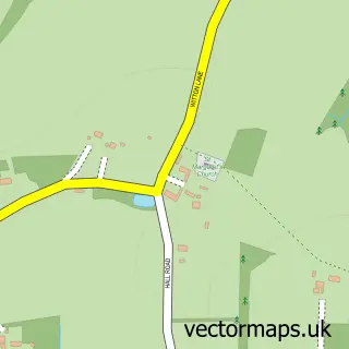 Street map sample of Witton, Norfolk