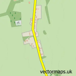 Street map sample of Wold Newton, Lincolnshire