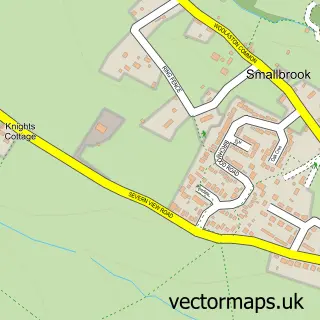 Street map sample of Woolaston, Gloucestershire