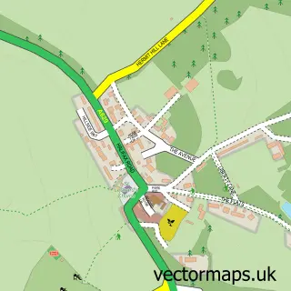 Street map sample of Wortley, South Yorkshire
