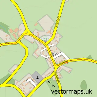 Street map sample of Wrockwardine, Shropshire
