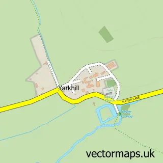 Street map sample of Yarkhill, Herefordshire